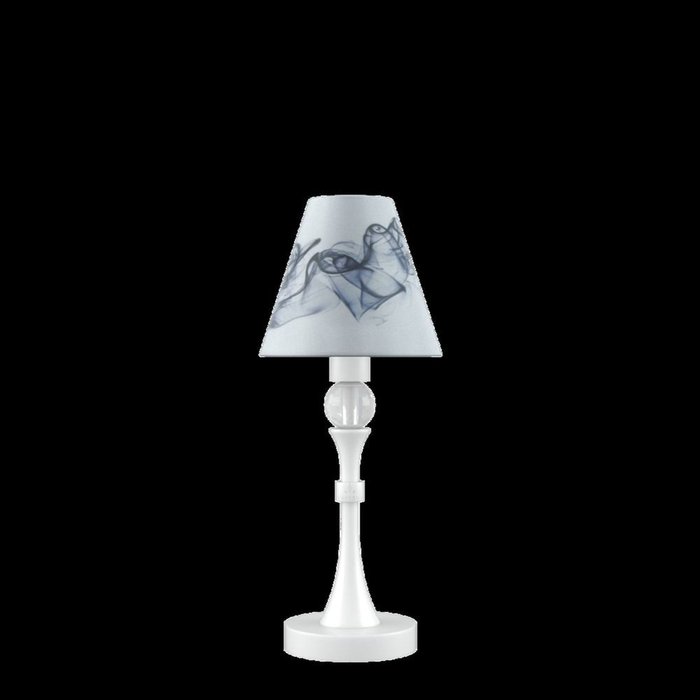 Настольная лампа Eclectic с белым основанием  - купить Настольные лампы по цене 2300.0