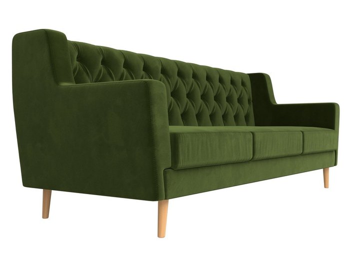 Диван Брайтон Люкс зеленого цвета  - лучшие Прямые диваны в INMYROOM