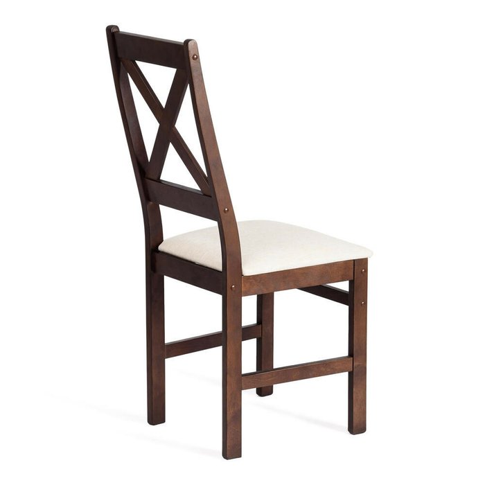 Набор из двух стульев Crossman бежево-коричневого цвета - лучшие Обеденные стулья в INMYROOM