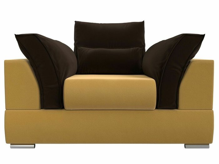 Кресло Пекин желто-коричневого цвета - купить Интерьерные кресла по цене 39999.0