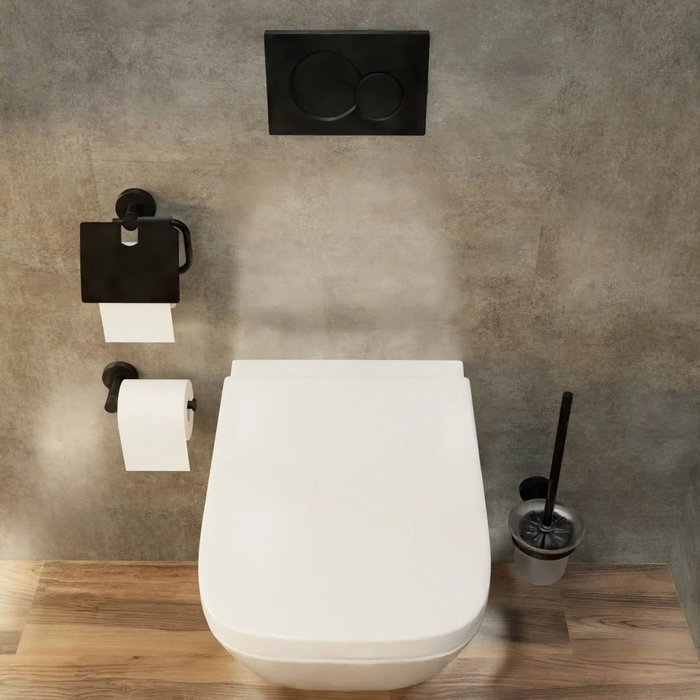 Держатель туалетной бумаги Comfort Black - купить Держатели для туалетной бумаги по цене 1936