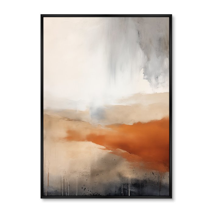 Репродукция картины Landscape collection, Rusty mist, No 2, 2024г.