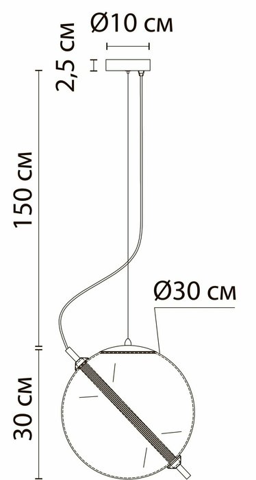 Подвесной светильник Arte Lamp HOLLY A3230SP-1PB - лучшие Подвесные светильники в INMYROOM