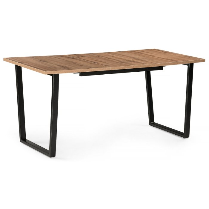 Раздвижной обеденный стол Лота Лофт темно-коричневого цвета - купить Обеденные столы по цене 11761.0