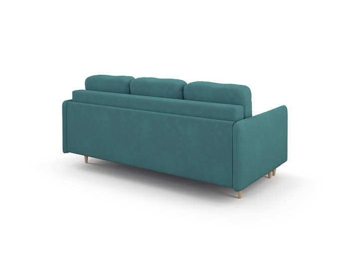 Диван-кровать Санваль зеленого цвета - купить Прямые диваны по цене 88000.0