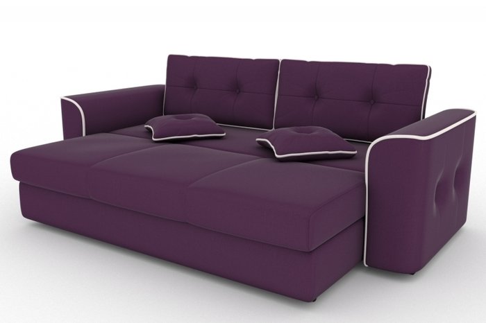 Прямой диван-кровать Narvik фиолетового цвета - купить Прямые диваны по цене 16000.0