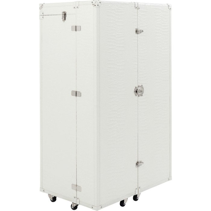 Шкаф-чемодан многофункциональный Crocodile белого цвета - купить Бюро и секретеры по цене 351990.0