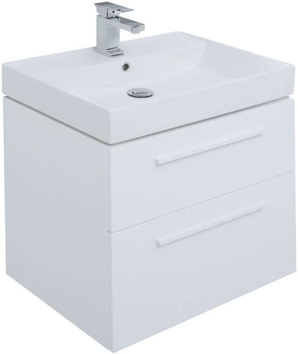 Комплект мебели для ванной комнаты Nova белого цвета - лучшие Ванные гарнитуры в INMYROOM