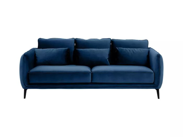 Диван Amsterdam темно-синего цвета - купить Прямые диваны по цене 79920.0