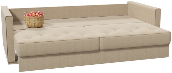 Диван-кровать прямой Харлем бежевого цвета - купить Прямые диваны по цене 20850.0