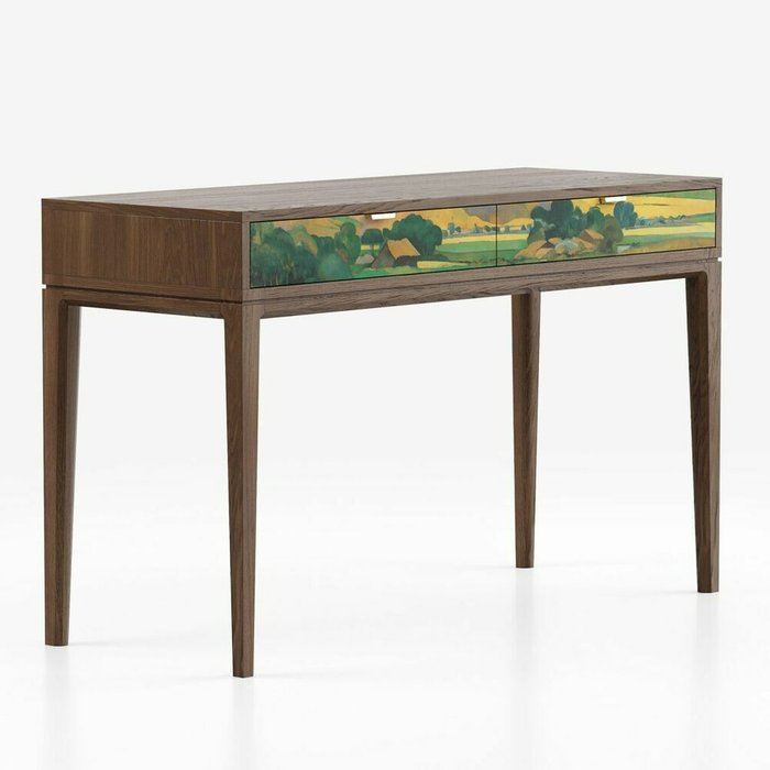 Консольный стол Inspire Timeless TLT26 коричневого цвета с принтом Консольный стол Inspire Timeless TLT26 коричневого цвета с принтом