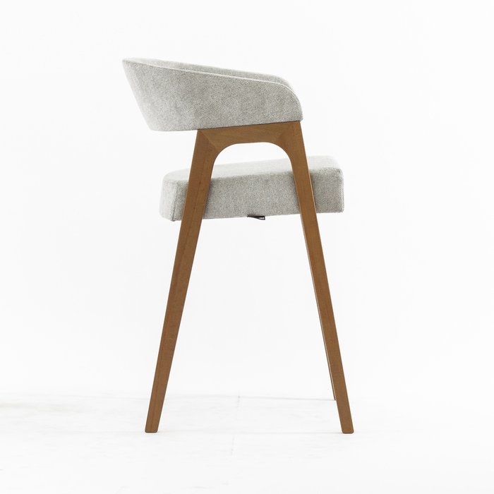 Барный стул Берн серо-бежевого цвета - лучшие Барные стулья в INMYROOM