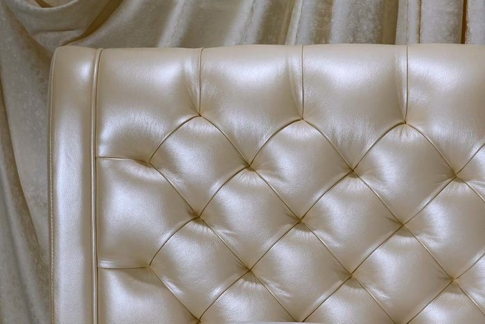 Кровать "Letto GM 18" с обивкой из экокожи или велюра 140х200 см - лучшие Кровати для спальни в INMYROOM Кровать "Letto GM 18" с обивкой из экокожи или велюра 140х200 см - лучшие Кровати для спальни в INMYROOM