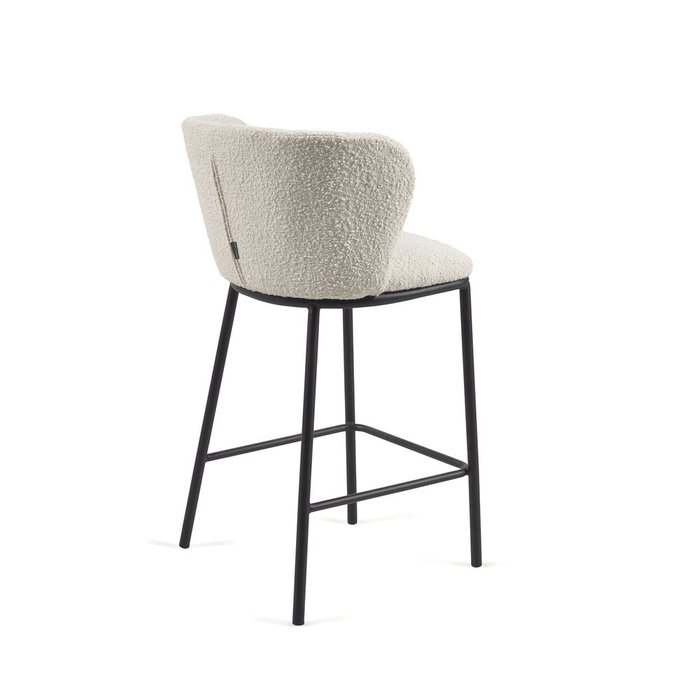 Полубарный стул Ciselia белого цвета - лучшие Барные стулья в INMYROOM