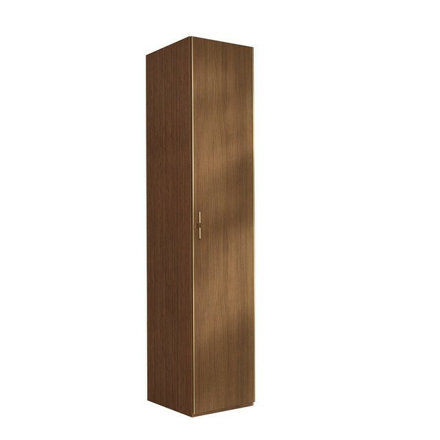 Шкаф с алюминиевым профилем Palmari коричневого цвета