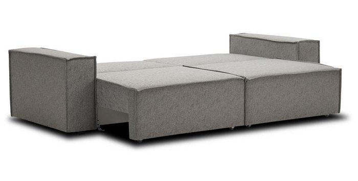 Прямой диван-кровать Фабио светло-серого цвета - лучшие Прямые диваны в INMYROOM