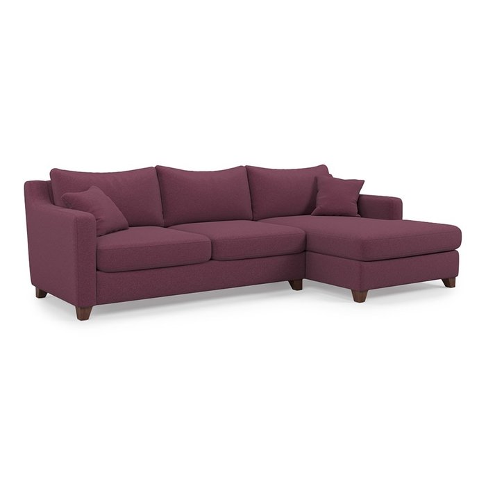 Угловой диван-кровать Mendini SFR бордового цвета