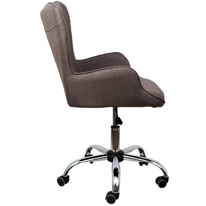Компьютерное кресло Bella коричнево-серого цвета - лучшие Офисные кресла в INMYROOM