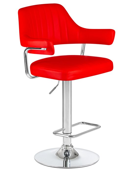 Стул барный Charly красного цвета - лучшие Барные стулья в INMYROOM