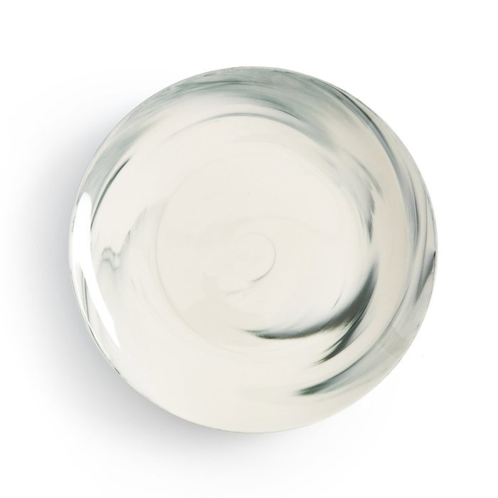 Набор из четырех тарелок Shibori бело-серого цвета - купить Тарелки по цене 5301.0