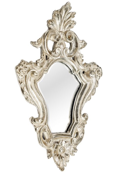 Настенное Зеркало в раме Viola Silver   - купить Настенные зеркала по цене 9000.0