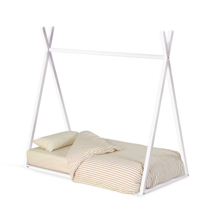 Детская кроватка Maralis 70x140 белого цвета