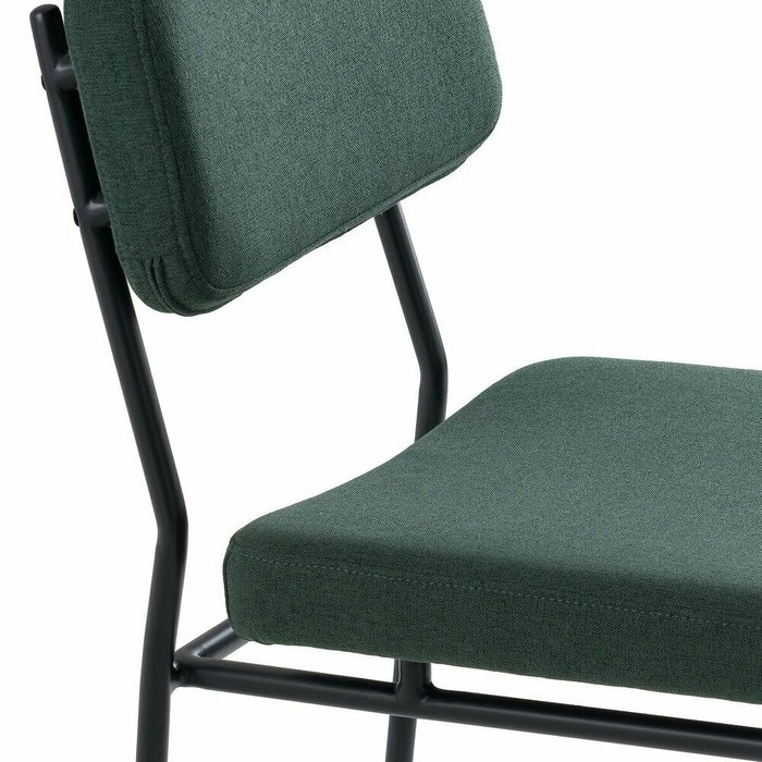 Комплект из двух стульев мягких Joao зеленого цвета - лучшие Обеденные стулья в INMYROOM