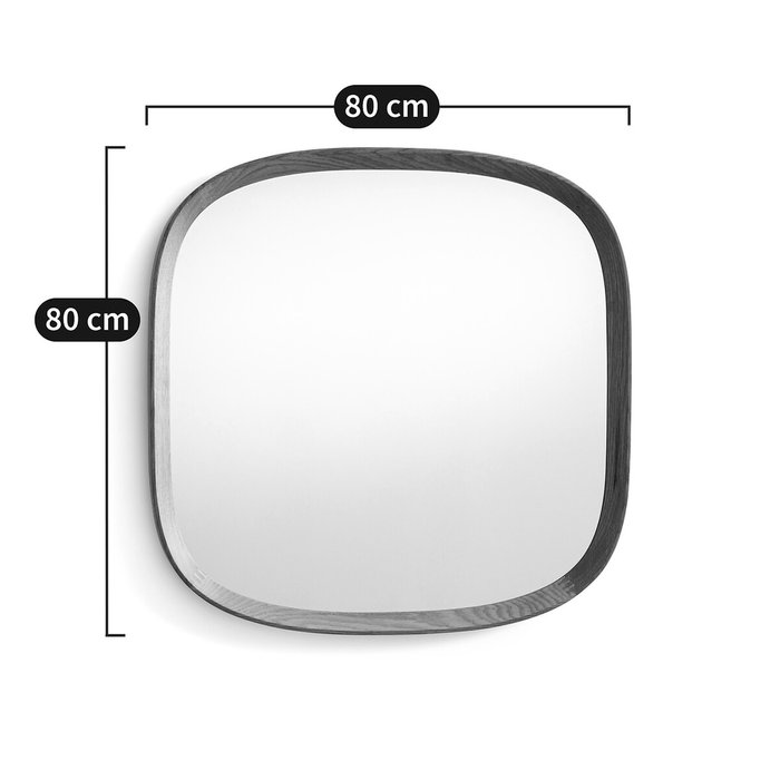 Настенное зеркало Orion 80х80 бежевого цвета - лучшие Настенные зеркала в INMYROOM