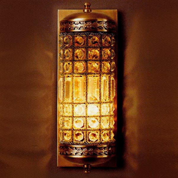 Настенный светильник DeLight Collection 19th Century из металла цвета античная латунь