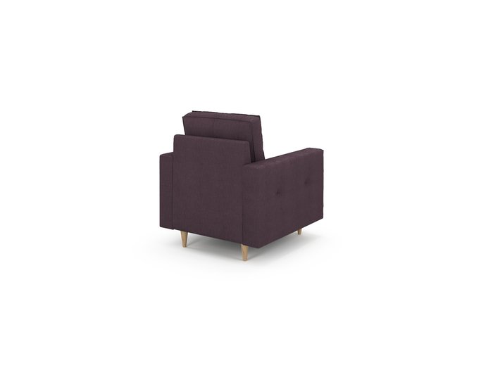 Кресло Otto темно-фиолетового цвета - лучшие Интерьерные кресла в INMYROOM