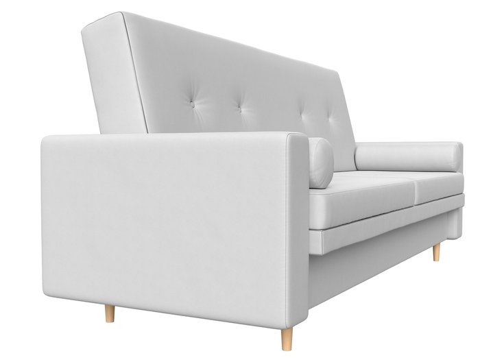 Прямой диван-кровать Белфаст бежевого цвета (книжка/экокожа) - лучшие Прямые диваны в INMYROOM