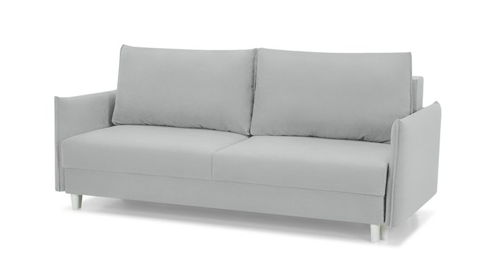 Прямой диван-кровать Портленд Лайт серого цвета - купить Прямые диваны по цене 54800.0