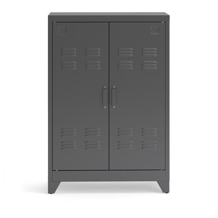 Шкаф Hiba серого цвета - купить Шкафы распашные по цене 25453.0
