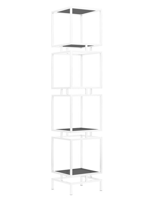 Стеллаж Cubic-4 белого цвета