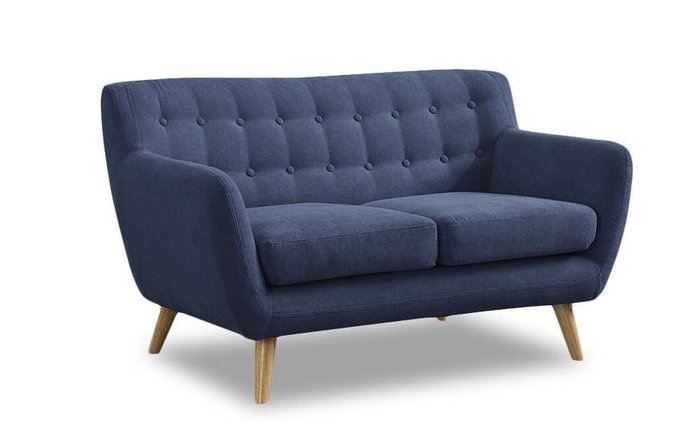 Диван Copenhagen синего цвета - лучшие Прямые диваны в INMYROOM