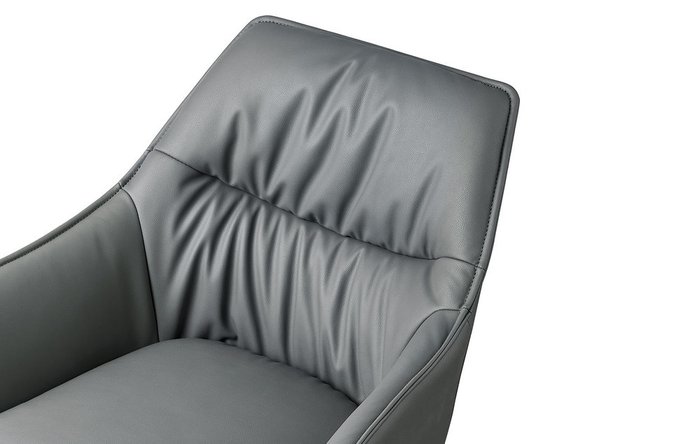 Кресло поворотно-возвратный Cintia темно-серого цвета - купить Интерьерные кресла по цене 24497.0