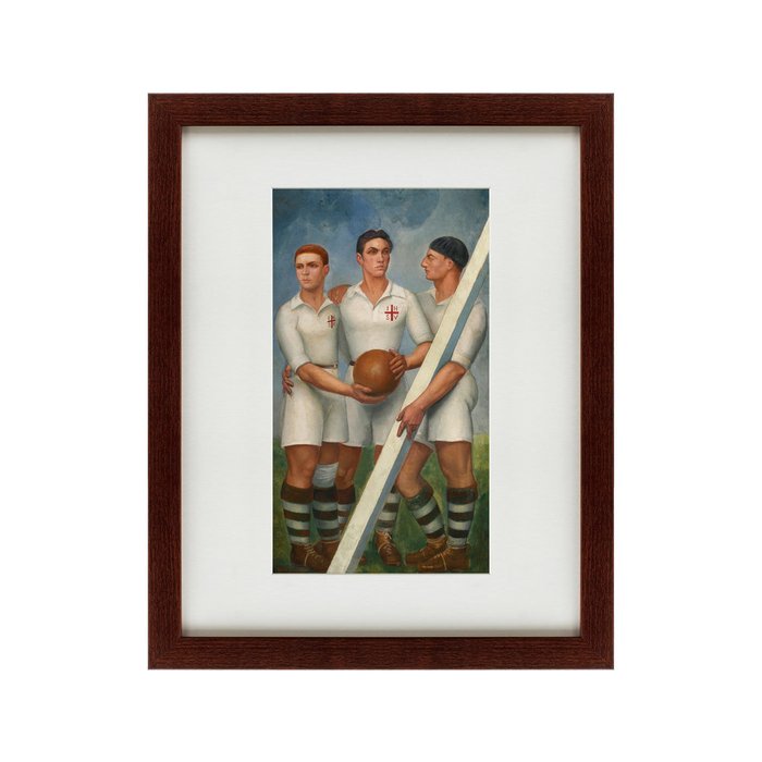 Репродукция картины Tres futbolistas 1931 г. - купить Картины по цене 4990.0