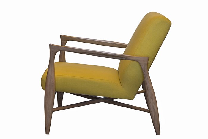 Кресло Venire желтого цвета - лучшие Интерьерные кресла в INMYROOM