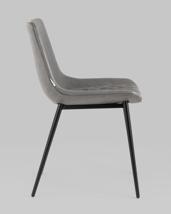 Стул Деймон серого цвета - лучшие Обеденные стулья в INMYROOM