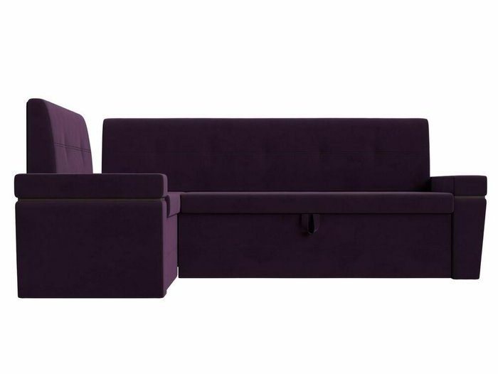 Угловой диван-кровать Деметра фиолетового цвета левый угол - купить Угловые диваны по цене 45999.0