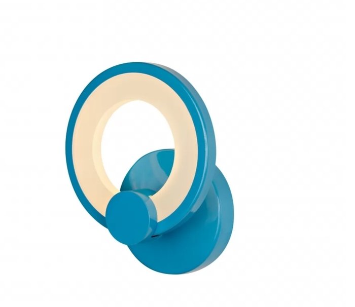 Настенный светильник Ring синего цвета - купить Бра и настенные светильники по цене 4890.0