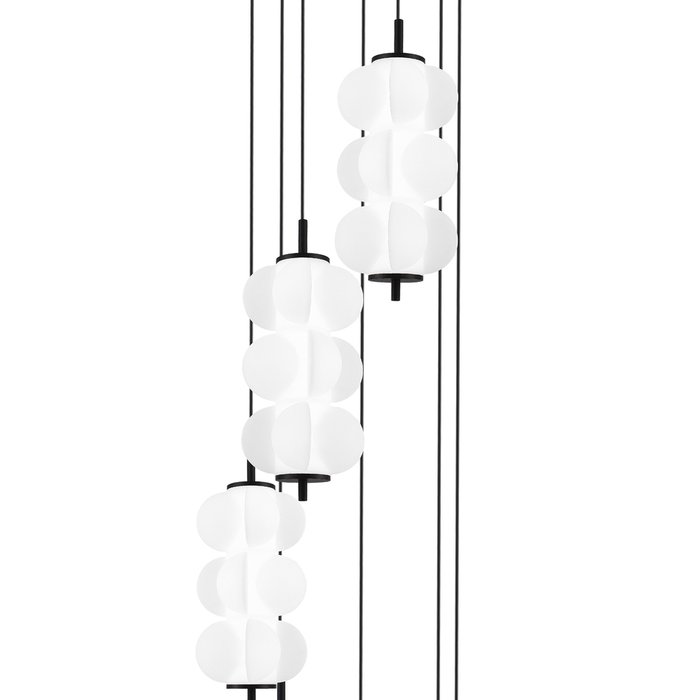Светильник подвесной ST-Luce Черный/Белый LED 7*8W 3000K TALISMAN - лучшие Подвесные люстры в INMYROOM