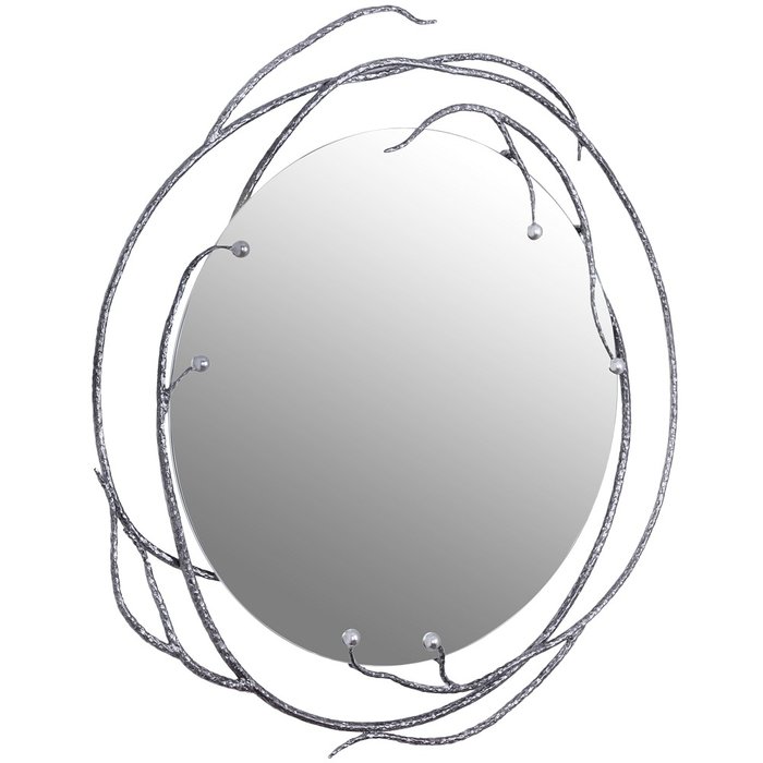 Зеркало настенное Calypso серого цвета