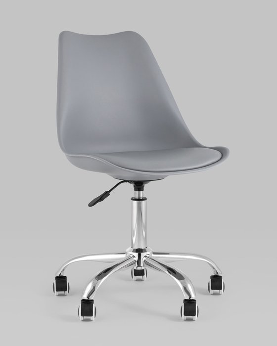 Стул офисный Blok серого цвета - купить Офисные кресла по цене 6490.0