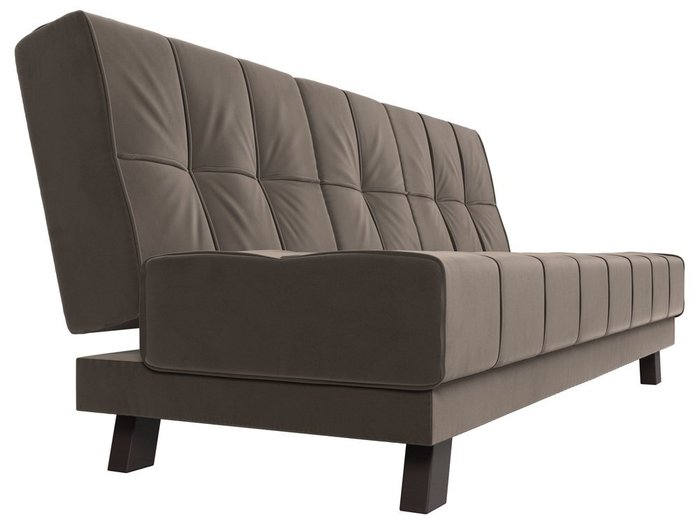 Прямой диван-кровать Винсент коричневого цвета - лучшие Прямые диваны в INMYROOM