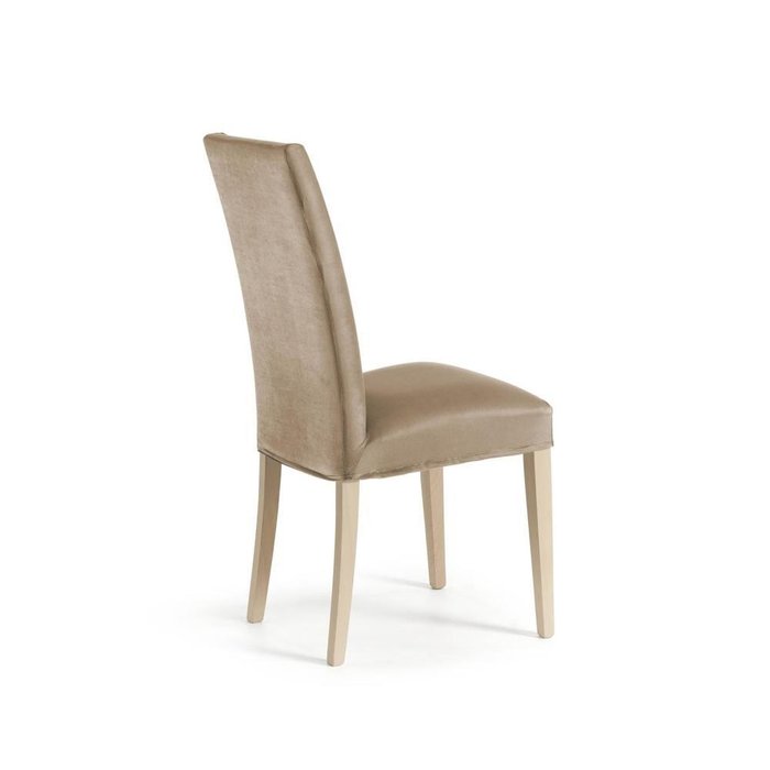 Чехол на стул Freia серо-коричневого цвета - лучшие Обеденные стулья в INMYROOM