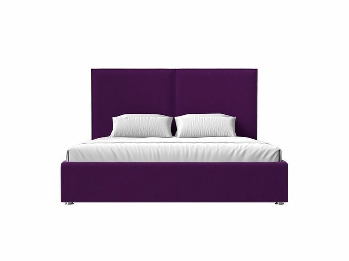 Кровать Аура 160х200 с подъемным механизмом фиолетового цвета - купить Кровати для спальни по цене 80999.0