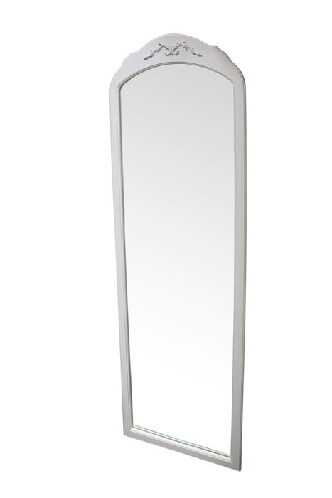 Зеркало настенное Прованс в раме белого цвета  - лучшие Настенные зеркала в INMYROOM