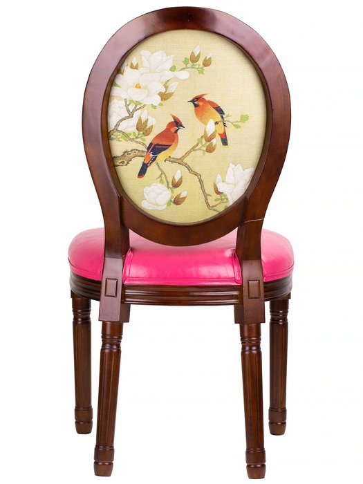 Стул Птички на ветке розового цвета - лучшие Обеденные стулья в INMYROOM