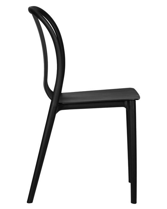Стул обеденный Adam черного цвета - лучшие Обеденные стулья в INMYROOM